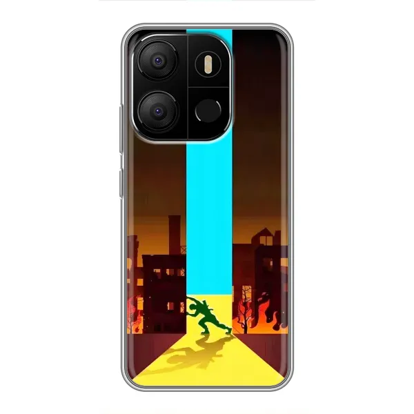 Чехол с рисунком «Освобождение» для TECNO Pop 7 Pro Чехол с рисунком «Освобождение» для TECNO Pop 7 Pro