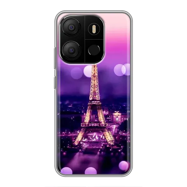 Чохол з малюнком «Париж башня» для TECNO Pop 7 Pro Чохол з малюнком «Париж башня» для TECNO Pop 7 Pro