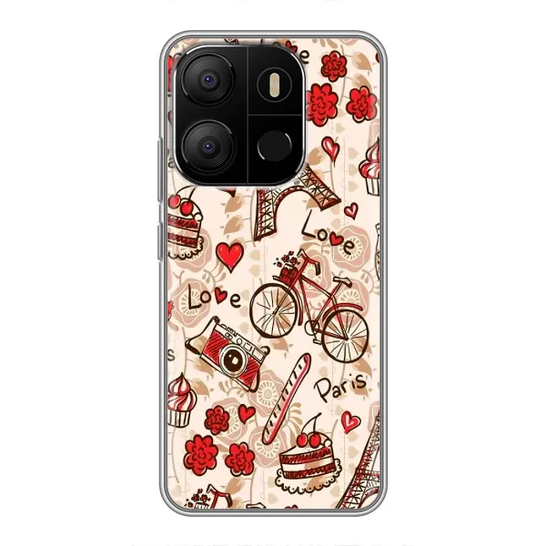 Чохол з малюнком «Париж мрія» для TECNO Pop 7 Pro Чохол з малюнком «Париж мрія» для TECNO Pop 7 Pro