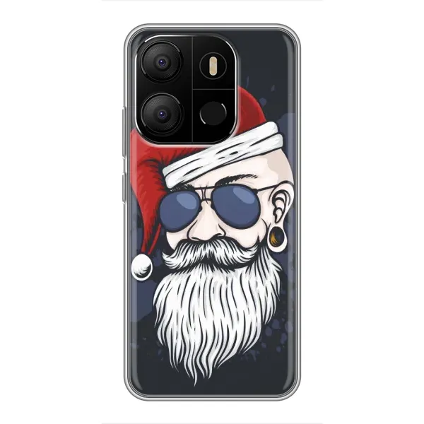 Чехол с рисунком «Рождественский МЕН» для TECNO Pop 7 Pro Чехол с рисунком «Рождественский МЕН» для TECNO Pop 7 Pro