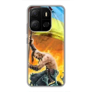 Чохол з картинкою (Патріотичний КОЗАК) на Tecno Pop 7 Pro (Сильний КОЗАК)