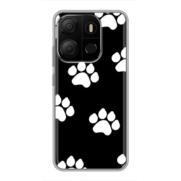 Чехол с рисунком «Следы собак» для TECNO Pop 7 Pro Чехол с рисунком «Следы собак» для TECNO Pop 7 Pro
