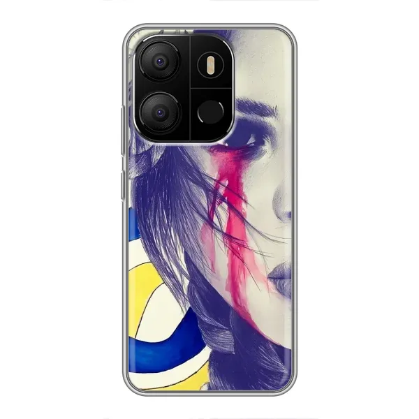 Чехол с рисунком «Слезы Украины» для TECNO Pop 7 Pro Чехол с рисунком «Слезы Украины» для TECNO Pop 7 Pro