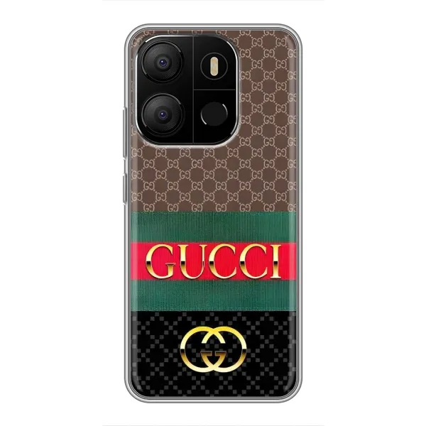 Чехол с рисунком «Стиль GUCCI» для TECNO Pop 7 Pro Чехол с рисунком «Стиль GUCCI» для TECNO Pop 7 Pro