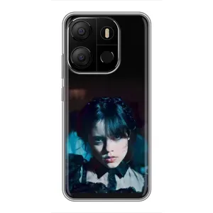 Чехлы с принтом Уэнсдей на Tecno Pop 7 Pro (Танец Уэнсдей)