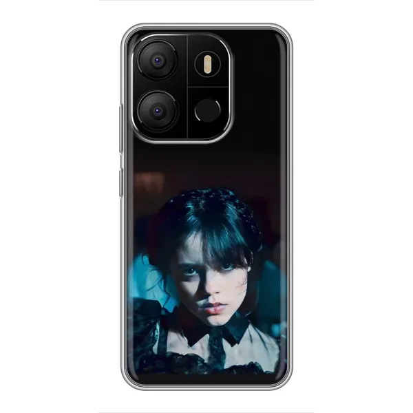 Чехол с рисунком «Танец Уэнсдей» для TECNO Pop 7 Pro Чехол с рисунком «Танец Уэнсдей» для TECNO Pop 7 Pro
