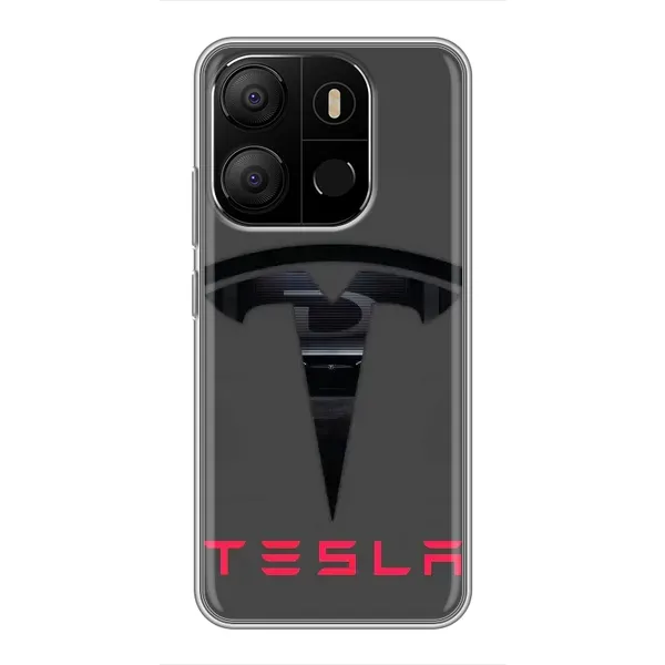 Чохол з малюнком «Logo TESLA» для TECNO Pop 7 Pro Чохол з малюнком «Logo TESLA» для TECNO Pop 7 Pro