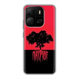 Чехлы УПА (Красно-Чёрный) на Tecno Pop 7 Pro (УПА Патриот)