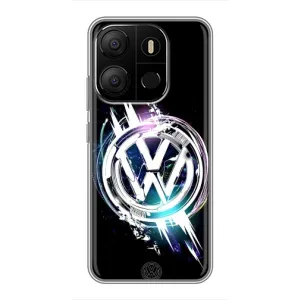 Чохол "Фольксваген" для Tecno Pop 7 Pro (Volkswagen на чорному)