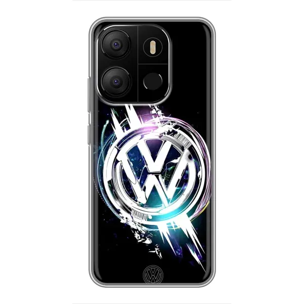 Чехол с рисунком «Volkswagen на черном» для TECNO Pop 7 Pro Чехол с рисунком «Volkswagen на черном» для TECNO Pop 7 Pro