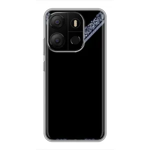 Силіконовый Чохол на Tecno Pop 7 Pro (Комірець вишиванки)