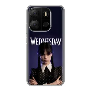 Чехлы с принтом Уэнсдей на Tecno Pop 7 Pro (Wednesdey)