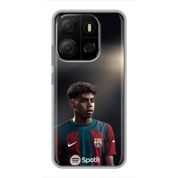 Чехол с рисунком «Ямаль Барселона» для TECNO Pop 7 Pro Чехол с рисунком «Ямаль Барселона» для TECNO Pop 7 Pro