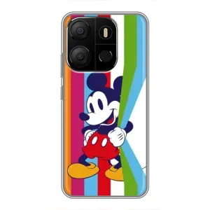 Чохли з принтом Міккі Маус на Tecno Pop 7 Pro (Яскравий Миккі)