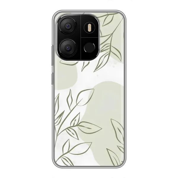 Чехол с рисунком «Зелёный дизайн» для TECNO Pop 7 Pro Чехол с рисунком «Зелёный дизайн» для TECNO Pop 7 Pro