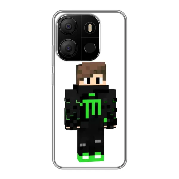 Чехол с рисунком «Зеленый мальчик» для TECNO Pop 7 Pro Чехол с рисунком «Зеленый мальчик» для TECNO Pop 7 Pro