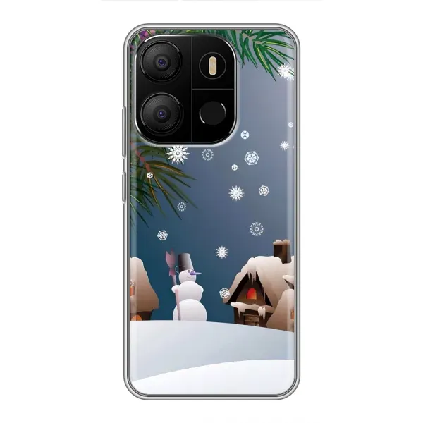 Чехол с рисунком «Зима» для TECNO Pop 7 Pro Чехол с рисунком «Зима» для TECNO Pop 7 Pro