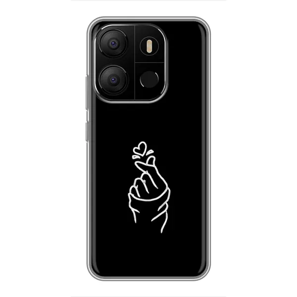 Чехол с рисунком «Знак Сердечка» для TECNO Pop 7 Pro Чехол с рисунком «Знак Сердечка» для TECNO Pop 7 Pro