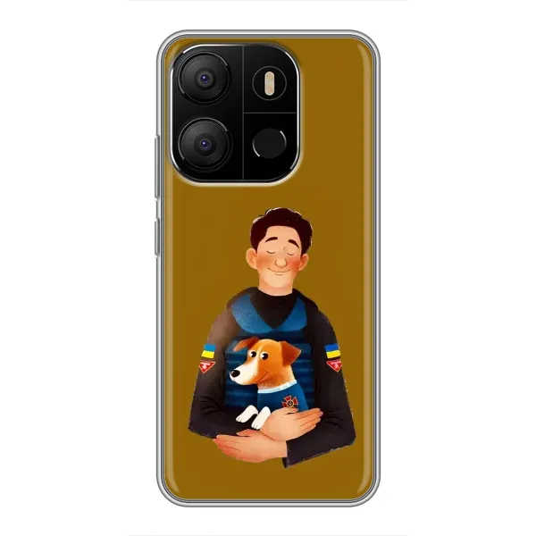 Чехол с рисунком «ЗСУ Патрон» для TECNO Pop 7 Pro