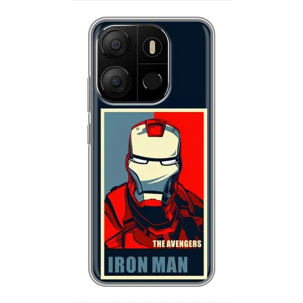 Чехол с рисунком «Art Iron man» для TECNO Pop 7 Чехол с рисунком «Art Iron man» для TECNO Pop 7