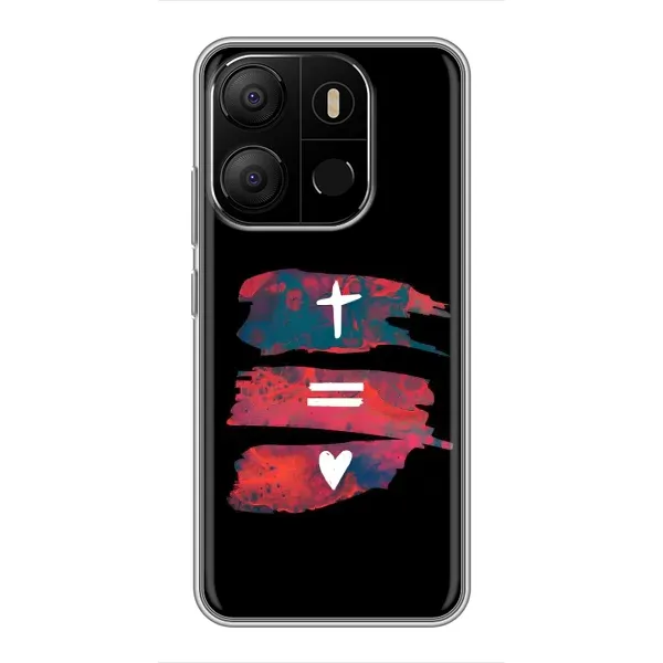 Чехол с рисунком «Атрибутика» для TECNO Pop 7 Чехол с рисунком «Атрибутика» для TECNO Pop 7