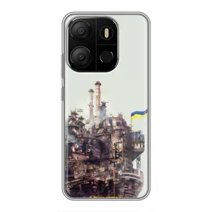 Чехлы на военную тематику для Tecno Pop 7 (Азовсталь)