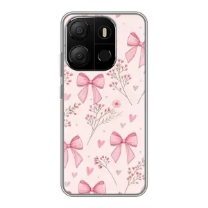 Чохол банти для Tecno Pop 7 (Банти з квітами)