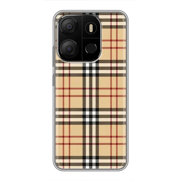 Чехол с рисунком «Burberry стиль» для TECNO Pop 7 Чехол с рисунком «Burberry стиль» для TECNO Pop 7