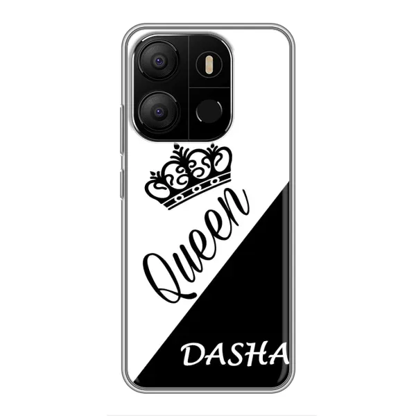 Чехол с рисунком «DASHA» для TECNO Pop 7 Чехол с рисунком «DASHA» для TECNO Pop 7