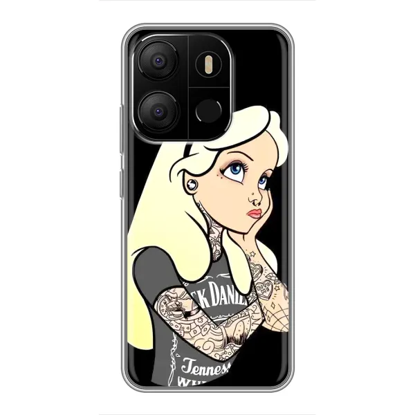 Чехол с рисунком «Девушка обиделась» для TECNO Pop 7 Чехол с рисунком «Девушка обиделась» для TECNO Pop 7