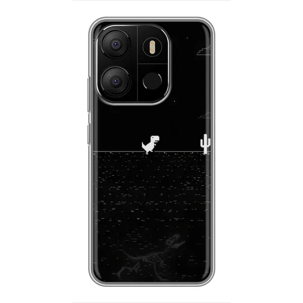 Чохол з малюнком «Динозаврик» для TECNO Pop 7 Чохол з малюнком «Динозаврик» для TECNO Pop 7