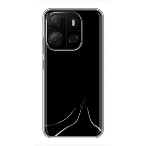 Чохол з картинками на чорному фоні для Tecno Pop 7 (Дорога)