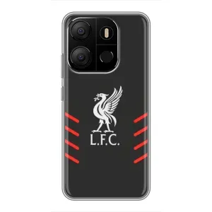 Силіконові Чохли з принтом Футбол на Tecno Pop 7 (Емблема Liverpool)