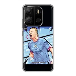 Чохли з принтом на Tecno Pop 7 Футболіст (гол Ерлінг Холанд)