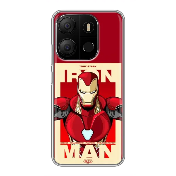 Чехол с рисунком «Iron man» для TECNO Pop 7 Чехол с рисунком «Iron man» для TECNO Pop 7