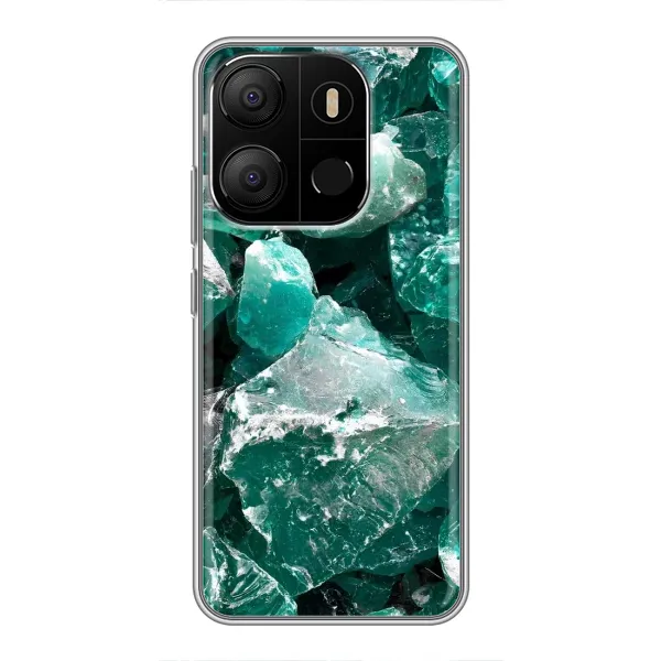 Чехол с рисунком «Изумруд» для TECNO Pop 7 Чехол с рисунком «Изумруд» для TECNO Pop 7