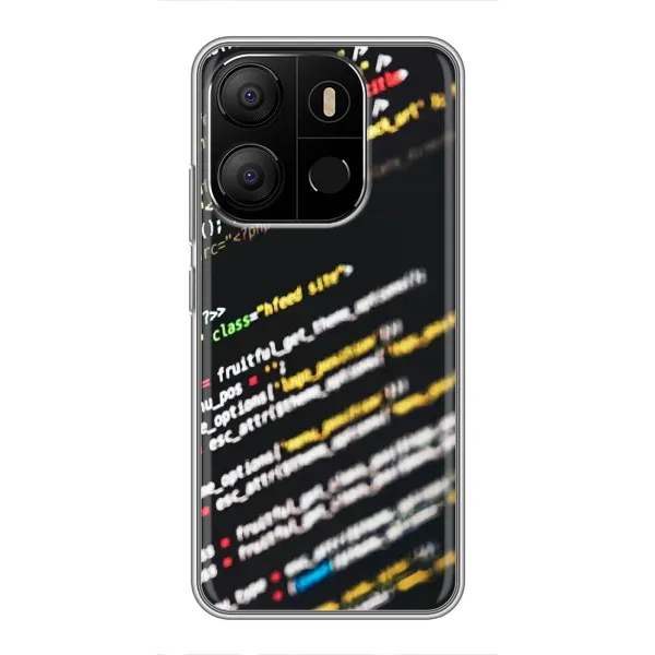 Чохол з малюнком «Код» для TECNO Pop 7 Чохол з малюнком «Код» для TECNO Pop 7