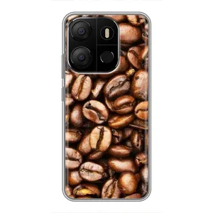 Чохол з зображенням смачної їжі для Tecno Pop 7 (Кава)
