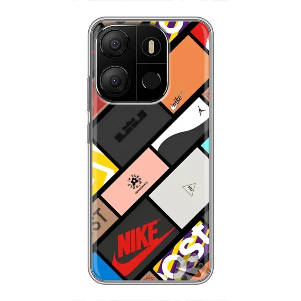 Чехол с рисунком «Коробки» для TECNO Pop 7 Чехол с рисунком «Коробки» для TECNO Pop 7