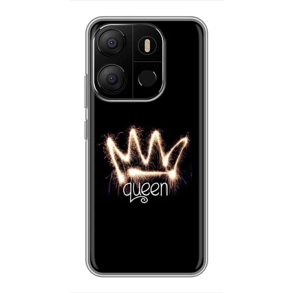 Чехол с рисунком «Корона» для TECNO Pop 7 Чехол с рисунком «Корона» для TECNO Pop 7