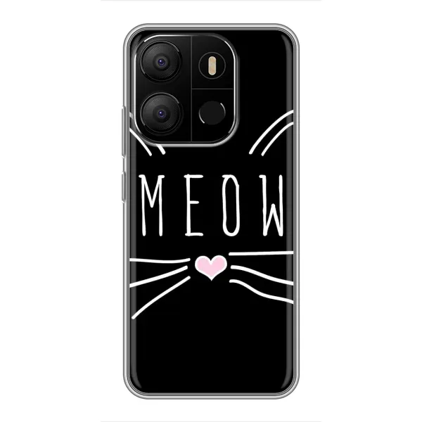 Чехол с рисунком «КОТИК MEOW» для TECNO Pop 7 Чехол с рисунком «КОТИК MEOW» для TECNO Pop 7