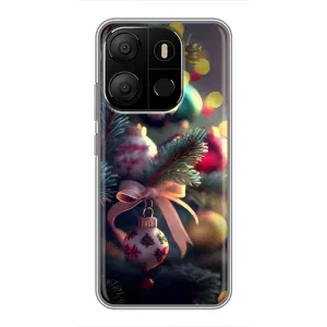 Чехлы на Новый Год Tecno Pop 7 (Красивая елочка)