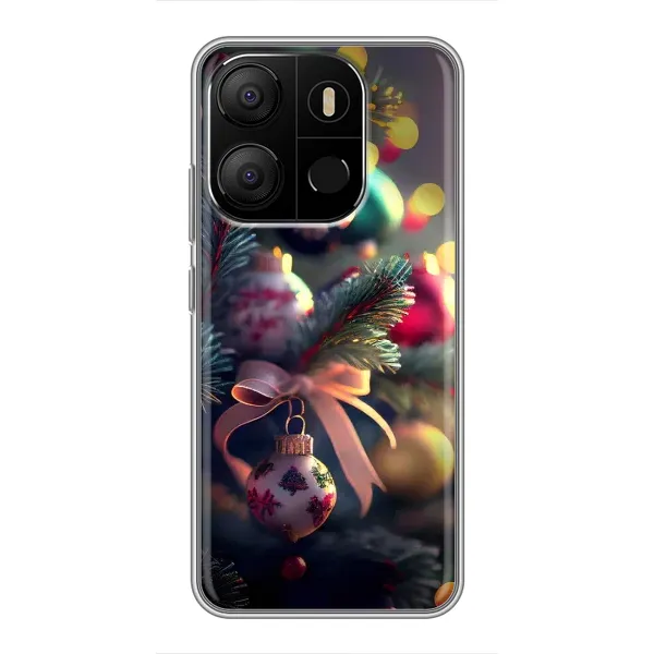 Чехол с рисунком «Красивая елочка» для TECNO Pop 7 Чехол с рисунком «Красивая елочка» для TECNO Pop 7
