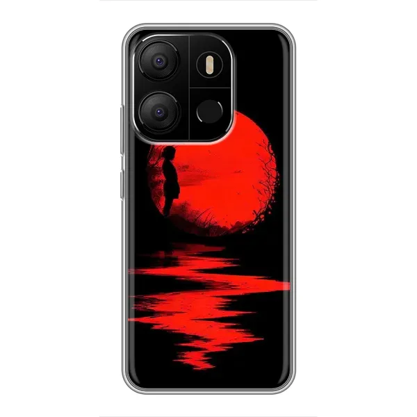 Чехол с рисунком «Красный Закат» для TECNO Pop 7 Чехол с рисунком «Красный Закат» для TECNO Pop 7