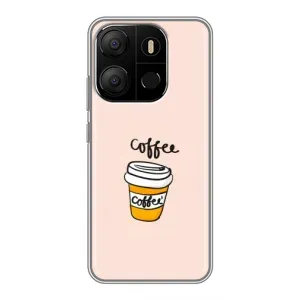 Чохол з зображенням смачної їжі для Tecno Pop 7 (Кружка Кави)