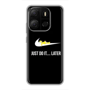 Силіконовый Чохол на Tecno Pop 7 з картинкою НАЙК (Later)