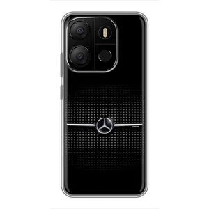 Силіконовий бампер з картинкою машини на Tecno Pop 7 (Mercedes)