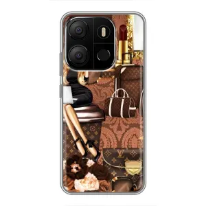 Чохол Стиль Louis Vuitton на Tecno Pop 7 (Мода Луі Віттон)