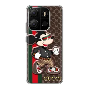 Чехлы Бренд GUCCI для Tecno Pop 7 (Маус Гуччи)