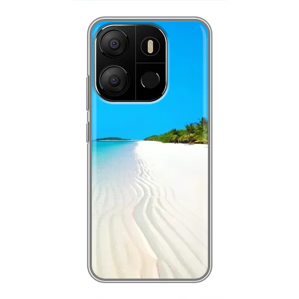 Чехол с рисунком «Море песок» для TECNO Pop 7 Чехол с рисунком «Море песок» для TECNO Pop 7